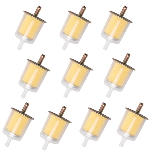 10 Pack Fuel Filter, 3/8" Universal Inline Gas Fuel Filters