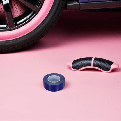 ABOOFAN Rim Protection Tape for Car Wheels, 30mm x 2M Hub Wheel Protection Film Roll, Strong Adhesive Auto Accessories