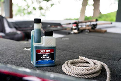 STA-BIL 360 Marine Fuel System Treatment, 8 oz 12-Pack - size: 8 Fl Oz (Pack of 12)