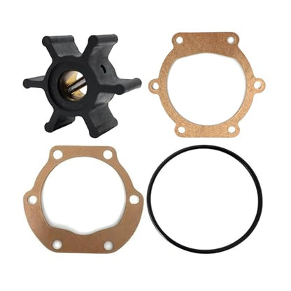 09-810B Raw Sea Water pump Impeller Kit for Jabsco Pump 18653-0001 Inboard - size: replace Jabsco Johnson YANMAR 09810B