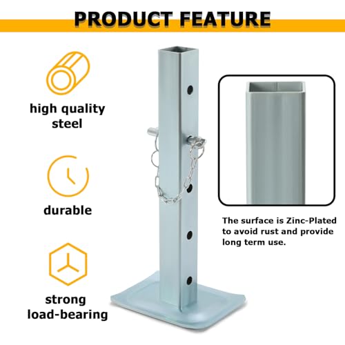KUAFU Adjustable Jack Stand Compatible with Square Jacks