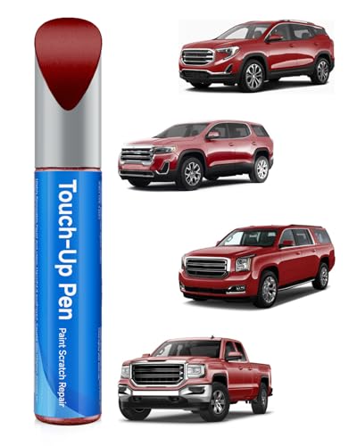 Red Quartz/Cajun Red GPJ/WA434B Touch Up Paint Pen Compatible with GMC– DIY Car Paint Scratch Repair Kit, Automotive Paints, Exact Color Match for Scratches, Rust & Chip Repair - color: Red Quartz/Cajun Red