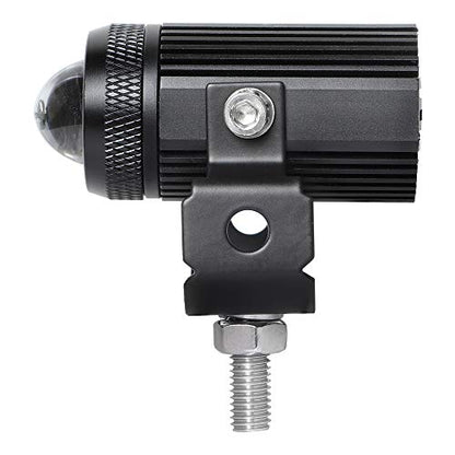 EXZEIT Led Driving Light for Motorcycle, High Low Beam Function 1.3'' Fog Lights Aux Light for Motorcycle e-Bike ATV UTV, 12/24V, 30W, 6000 Lumens 2 pcs (White Light)