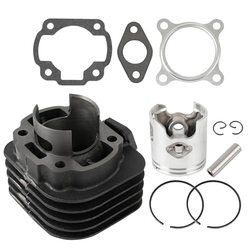 ECCPP 70CC Cylinder Piston Gasket Top End Kit for Yamaha Jog 50 1991-2001 - size: 1E40QMB