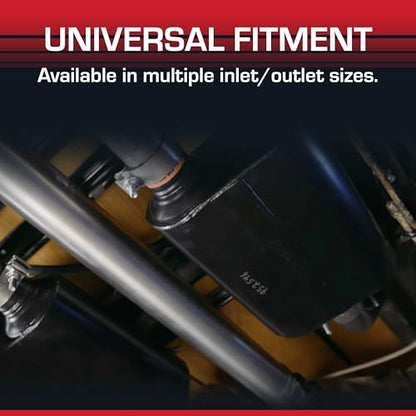 Flowmaster Super 40 Series Chambered Muffler – 2.50" Dual In/Dual Out
