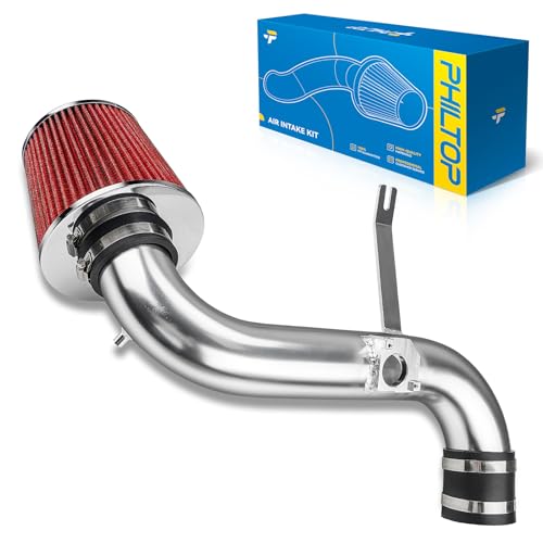 PHILTOP 2.75" High-Flow Cold Air Intake Kit for 2001-2005 Lexus IS300, Red - color: Red, size: For Lexus IS300 2001-2005