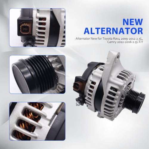11402N Alternator Compatible with Toyota & Scion Models - size: 11402N