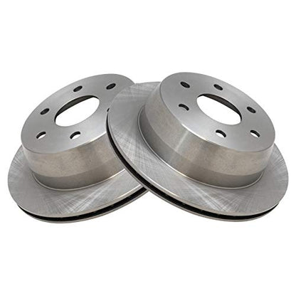 TRQ Rear Ceramic Brake Pad & Rotor Kit - style: BKA11192