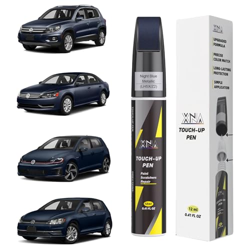 XNA Night Blue Metallic(LH5X/Z2) for Volkswagen Touch Up Paint - color: Night Blue Metallic(LH5X/Z2) for 2011-2016 Tiguan/2015-2019 Golf GTI/2012-2015 Passat/2013-2019 Golf/2011-2014 Touareg/2012-2016 CC/2012-2014 EOS