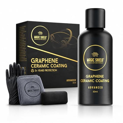 Magic Shield Graphene Ceramic Coating for Cars, 5-Year, 50 mL