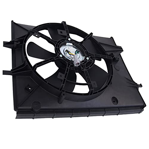 PartsFlow Engine Radiator Cooling Fan Assembly For 2006-2015 Mazda MX5 Miata 2.0L 4 Cyl LFG115025F - color: For Mazda MX5