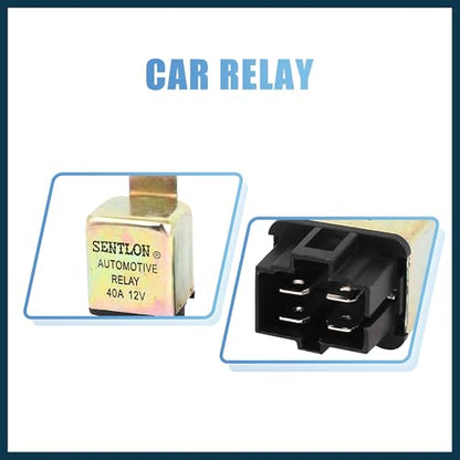 2 Pcs D1503074/388 HKAR-1A12D 4 Pin 12V 14V DC 40A Universal Car Vehicle Motor Fuse Relay Switch Power Automotive Parts