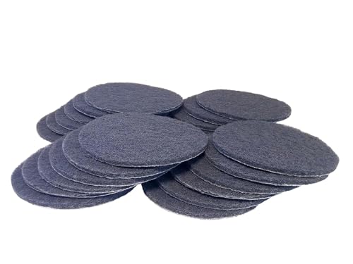 Starcke Scouring Pads, 5 inch 50 Pack Sanding Pads, Grey Automotive Sandpaper for Automotive Paint & Paint Supplies, Ultra Fine Auto Body Supplies, Synthetic Fiber Surface Conditioning Scuff Pad - color: Ultra Fine, size: 50 Pack