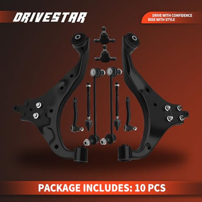 Front End Suspensiopn Kit Lower Control Arm Ball Joint Stabilizer Sway Bar - size: CAK1359