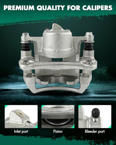 SCITOO Front Left Disc Brake Caliper With Bracket 19-B2048 - size: Front Driver[19-B2048]