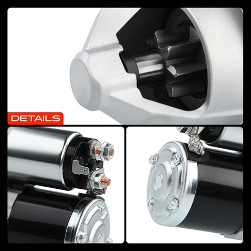 A-Premium Starter Motor, 12V 1.2KW 8 Teeth Clockwise