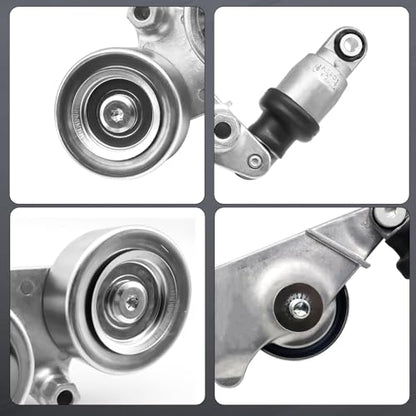 39092 Drive Belt Tensioner Assembly with Pulley 31170R70A01 Fit for Honda