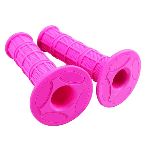 7/8" Handlebar Grips for 50cc-125cc CRF70 CRF80 TRX450 TTR90 TTR110 TTR125 PW80 RM80 DR650 KLX250 KLX300 KX65 SSR125 Pit Dirt Bike ATV Quad Motocross Motorcycles CT100U CT200U Mini Bike - color: Pink