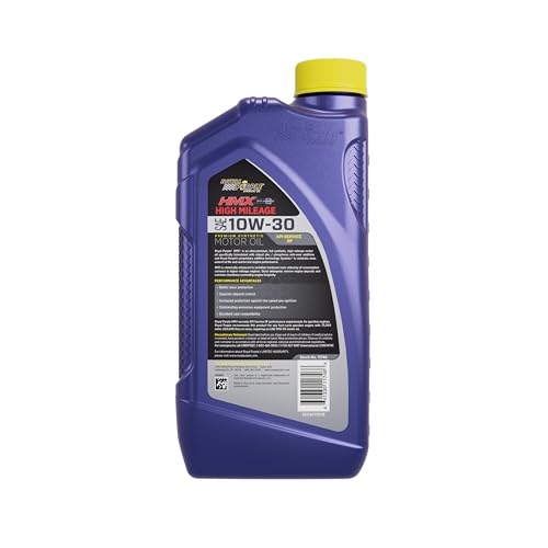 Royal Purple (11746-6PK HMX SAE 10W-30 High-Mileage Synthetic Motor Oil - 1 Quart, (Case of 6) - size: 1 Quart, Case of 6