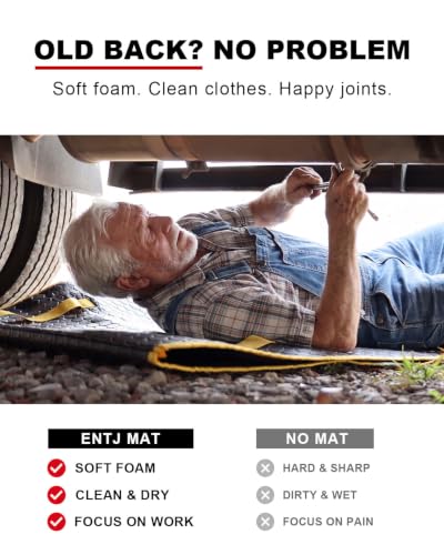 Rolling Mechanic Creeper Mat for Low Profile Cars with Storage Bag