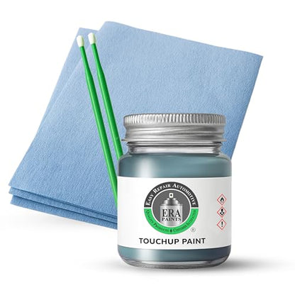 ERA Paints - PQ7/TQ7 - Gunmetal Pearl for JEEP Exact OEM Color Match Automotive Touch Up Paint for Cars - Scratch & Chip Repair for Metal & Plastic - Basic Kit - Made in USA - style: Jar - Basic Kit