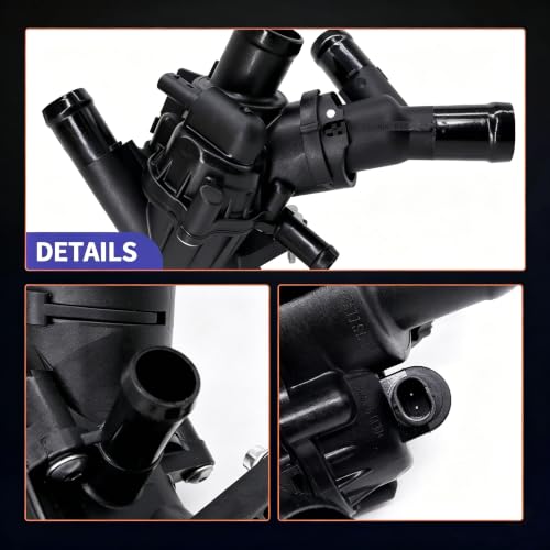 HiSport 2702000415 Engine Coolant Thermostat Housing Assembly 9025187