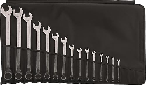 Stahlwille 96401004 14/15 Combination Spanner Set, Open-Box Long, 15 Piece Set, 6.0-32mm Range, High-Performance Quality, Chrome-Alloy-Steel, Made in Germany - style: 14/15