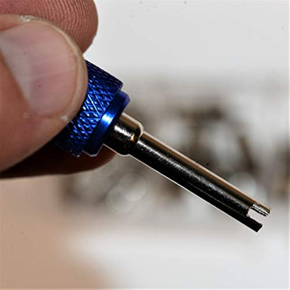 Car A/C Repair Kit - O-Ring Set + AC Valve Cores | Fix Air Conditioning | + Removal & Install Tool | R12 & R134a | - Also for Tire Valve Stems!