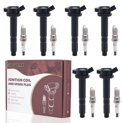 UF486 Ignition Coils & SP486 Iridium Spark Plug Set, 6 Pack - size: UF486 & Spark Plugs