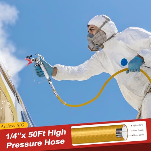 24Pcs 3600PSI Airless Spray Gun Kit, 50Ft Hose, 6 Tips - style: 24Pcs Airless Paint Sprayer Gun Kit