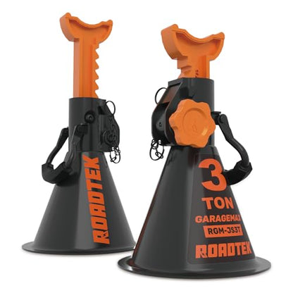 Jack Stands 3 Ton with Double Locking, Heavy-Duty Car Jack Stands, 1 Pair - size: 3 Ton | Standard