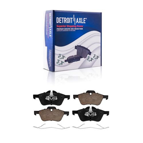 Detroit Axle - 8pc Brake Kit for 2002-2006 Mini Cooper - size: 10PR1200078/kit