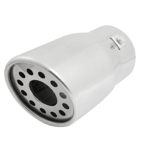 uxcell Car Universal 3" Inlet Exhaust Silencer Muffler Tip Fit 2-2.75inches Pipe