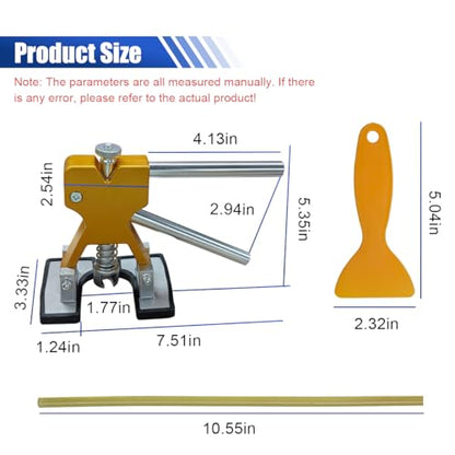 Paintless Car Dent Puller Kit, Auto Body Dent Repair Tool Kit