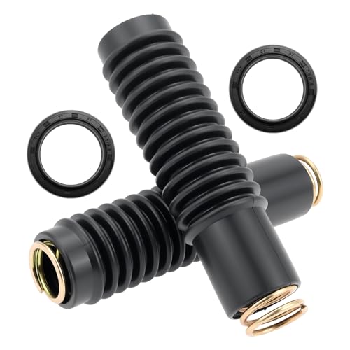 For Honda CT90 Front Fork Boots Rebuild Kit with Spring Seal Compatible with Honda CB125 CL125 CS90 CT90 TRAIL90 CT110 S90 CL90 Replace 51611-459-880