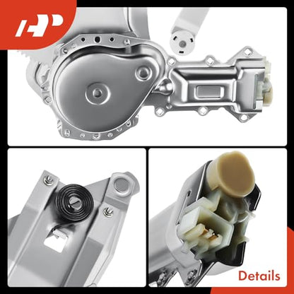 A-Premium Front Driver Side Power Window Regulator with Motor (2-Pin) - style: Front Driver(LH)