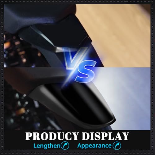 CHANGCHENG Rear Fender for Talaria - Protector Plastic Motorcycle Fender - color: Black
