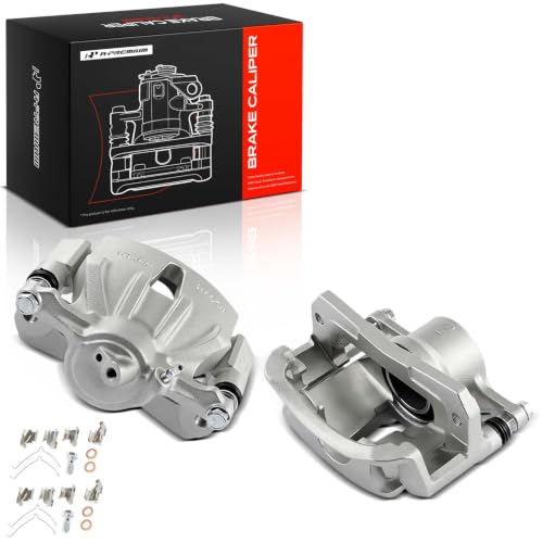 A-Premium Front Left and Right Side Disc Brake Calipers with Bracket