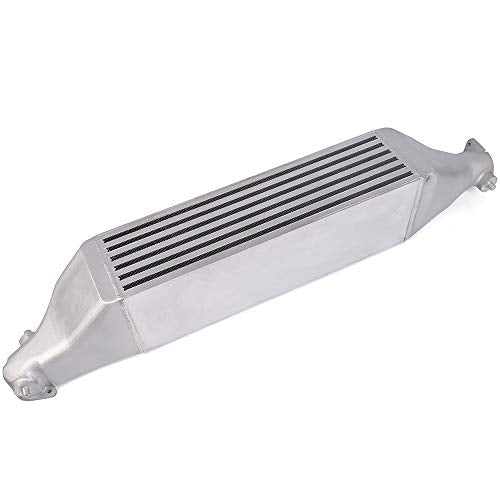G-PLUS Front Mount Turbo Preformance Intercooler Compatible With 2016-2018 Honda Civic 1.5L +16HP Bolt On FMIC Upgrade Intercooler Replacement Silver - color: Sliver, size: 2016-2018 Honda Civic