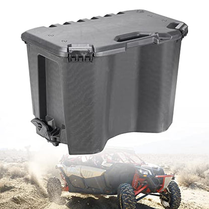 A & UTV PRO Modular Cargo Box for Can Am Maverick, 30 L/7.8 Gallon Rear Storage Cargo Box with Lid for LIN-Q Can Am Maverick X3 MAX, Trail, Defender, Commander Accessories, Replace OEM#715006830 - size: 30 Liter / 7.8 Gallon