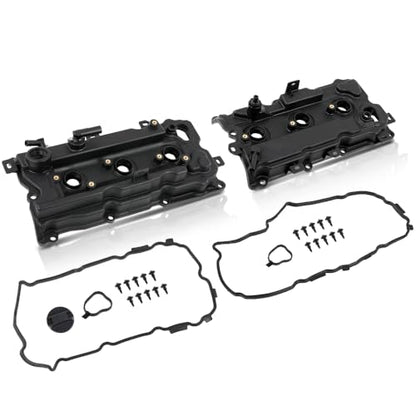 LQI Engine Valve Cover w/Gasket Left and Right, Black - size: Fit Murano 2009-2014/Quest 2011-2014