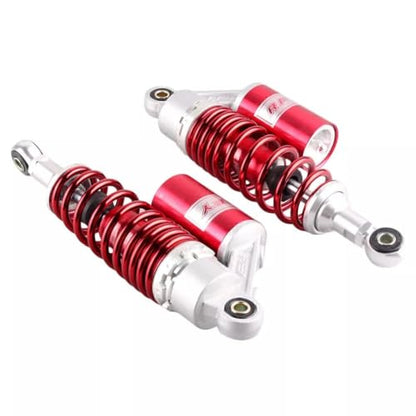 280mm Rear Shock Absorber Suspension Motorcycle ATV Quad 7mm Spring - color: Red