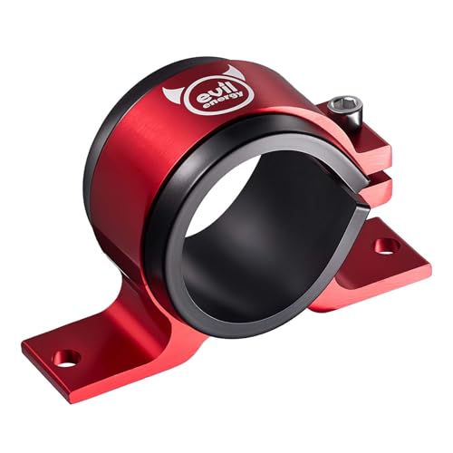 EVIL ENERGY 50mm Fuel Filter Mounting Bracket, Fuel Pump Clamp Holder Red - color: Red, size: 50mm