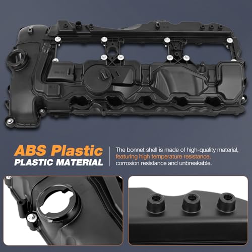 Nilight N55 Engine Valve Cover for BMW, Replace# 11127570292 E346-AS - size: for N55 BMW X5 X3 335i 535i 640i | 11127570292