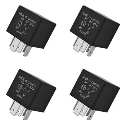 P6STD FOAB-14B192-AA Automotive Relays, 12V 5 Pin Fuel Pump Starter Relays - size: 4 PCS