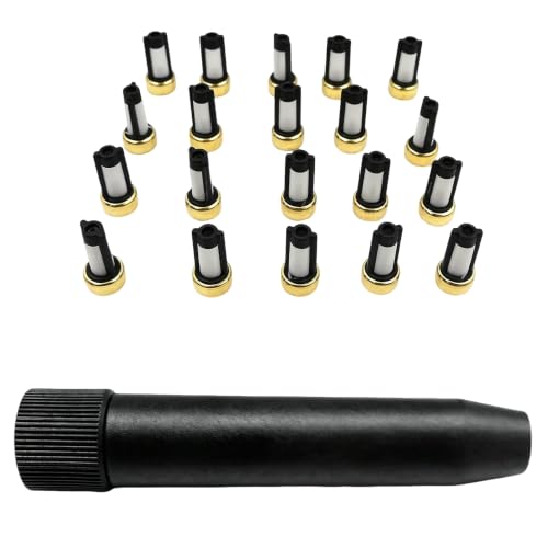 HiSport Fuel Injector Micro Filter Removal Tools with 20 pcs CF-101 - size: Removal Tool + 20 Filter
