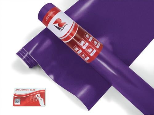 RVINYL Avery Dennison SW900 566-M Satin Purple Metallic Supreme Wrapping Film Vinyl Vehicle Car Wrap Sheet Roll - (12in x 60in w/Application Card) - color: Satin Purple Metallic, size: 1ft x 5ft