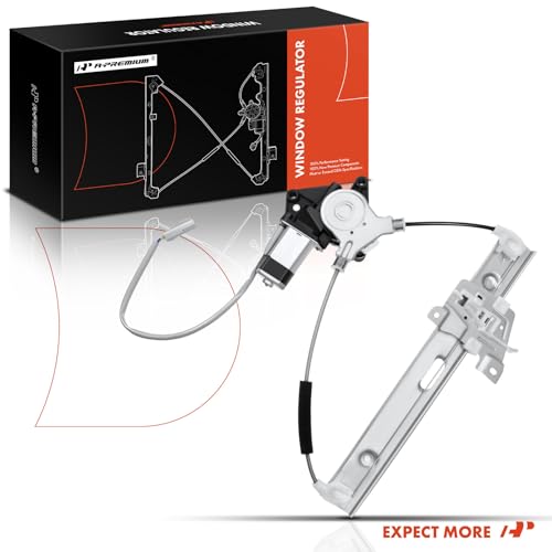 A-Premium Rear Passenger Side Power Window Regulator with Motor