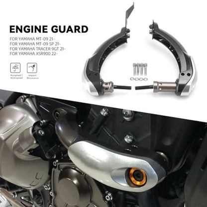 Motorcycle Frame Sliders for YAMAHA MT-09 MT09 SP TRACER 9 GT 9GT XSR900 XSR 900 Axle Slider Engine Anti Falling Crash Protector Guard Bar CNC Aluminum Frame Slider Kit