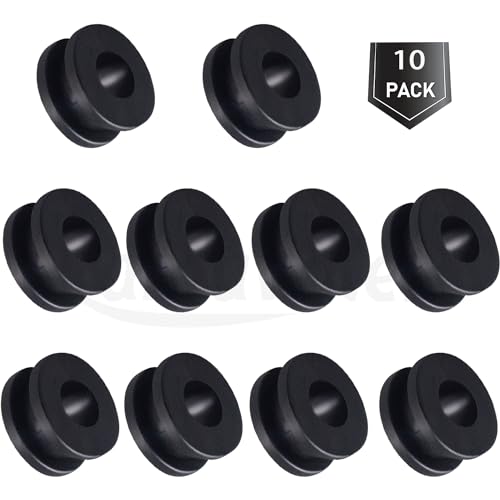 Motorcycle M6 Rubber Grommets 10 pcs, Motorcycle Rubber Replacement Accessories for Fairings Cowling.